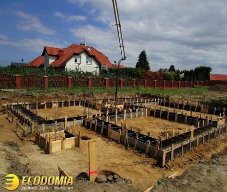 Строительство фундаментов для частного дома цена